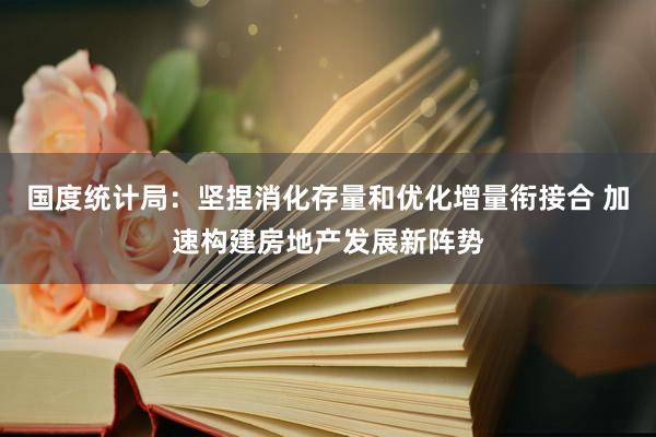 国度统计局：坚捏消化存量和优化增量衔接合 加速构建房地产发展新阵势